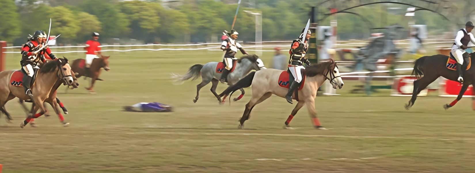 Ghode Jatra Festival Kathmandu Nepal Tundikhel